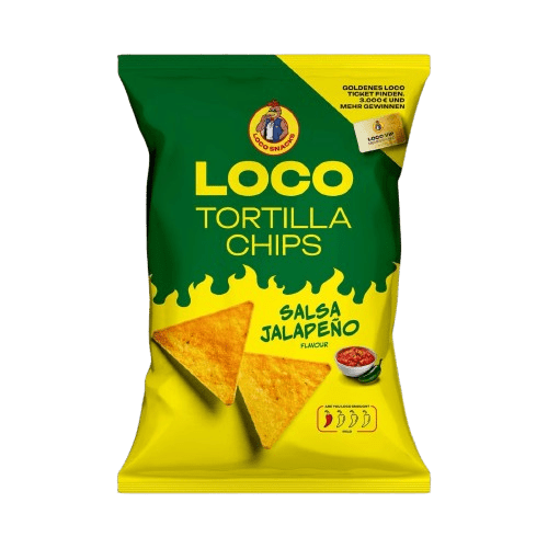LOCO by Luciano Tortilla Chips - Salsa Jalapeno 100g Süßigkeit bei CandyJoy kaufen